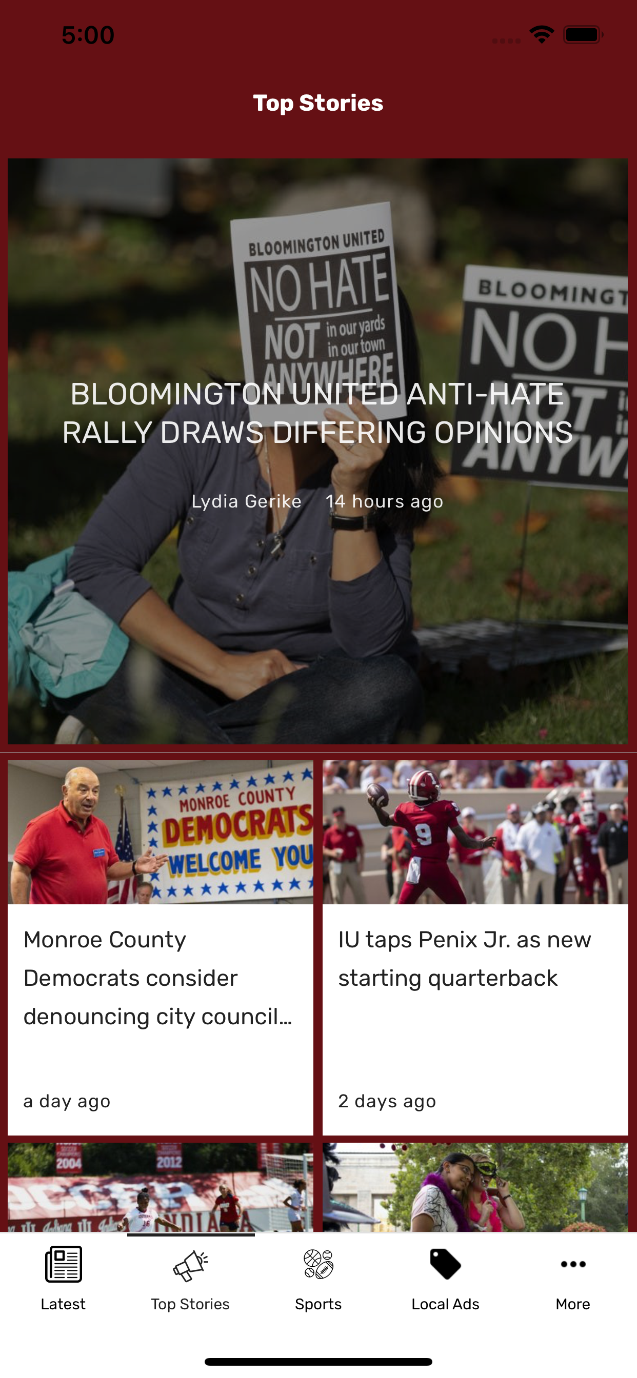 Indiana Daily Student screenshot 2
