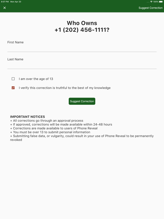 Phone Reveal iPad screenshot 3 - Utilities app