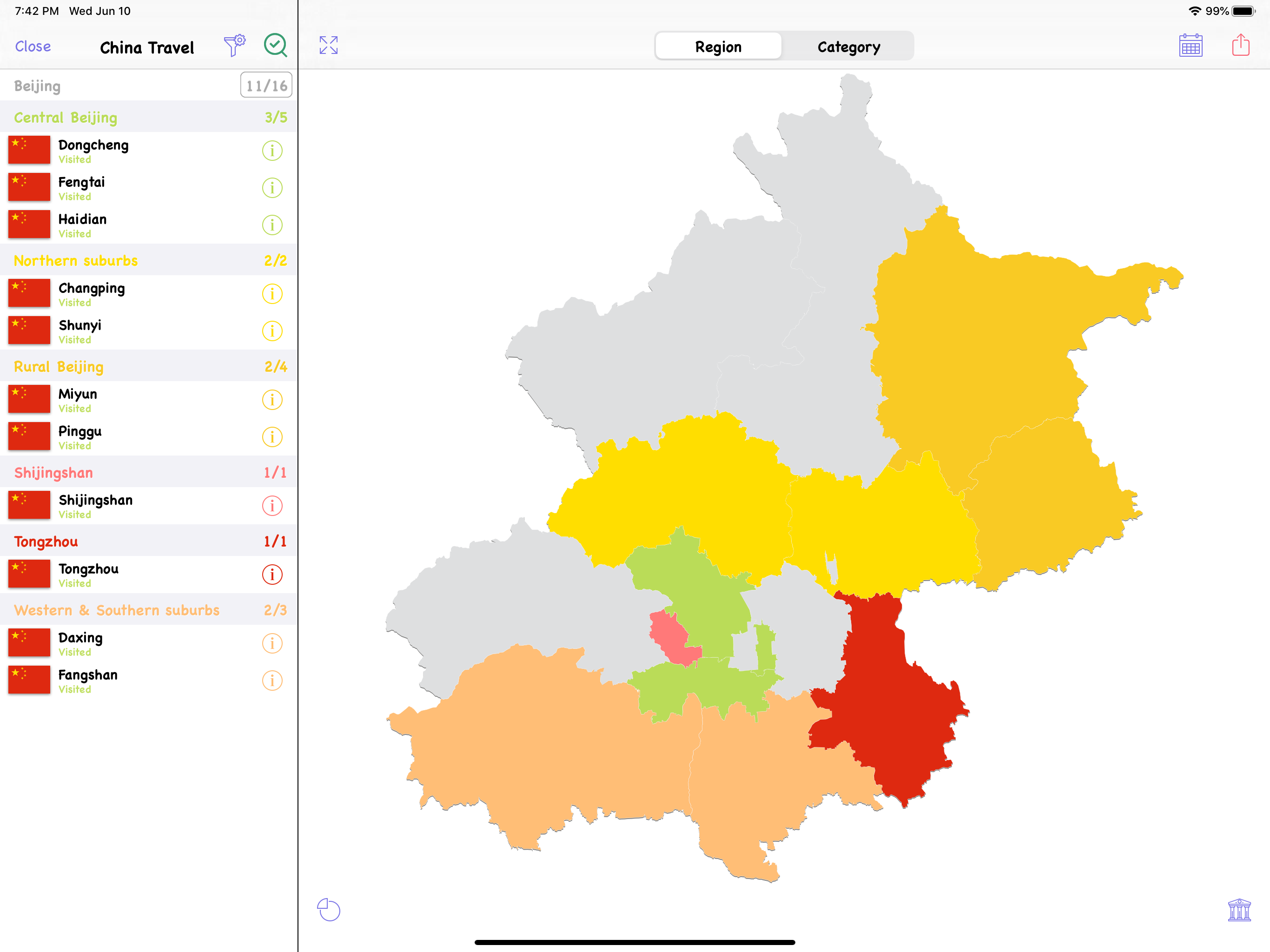 China Travel Map: I Have Been screenshot 11