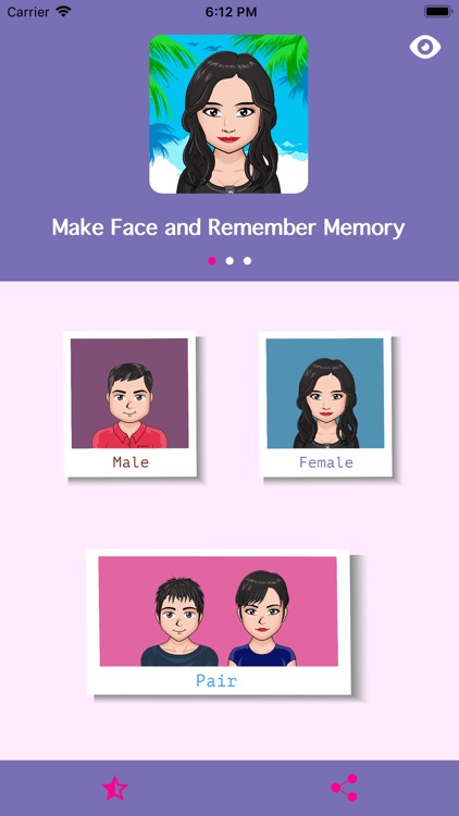 Make Face and Remember Memory