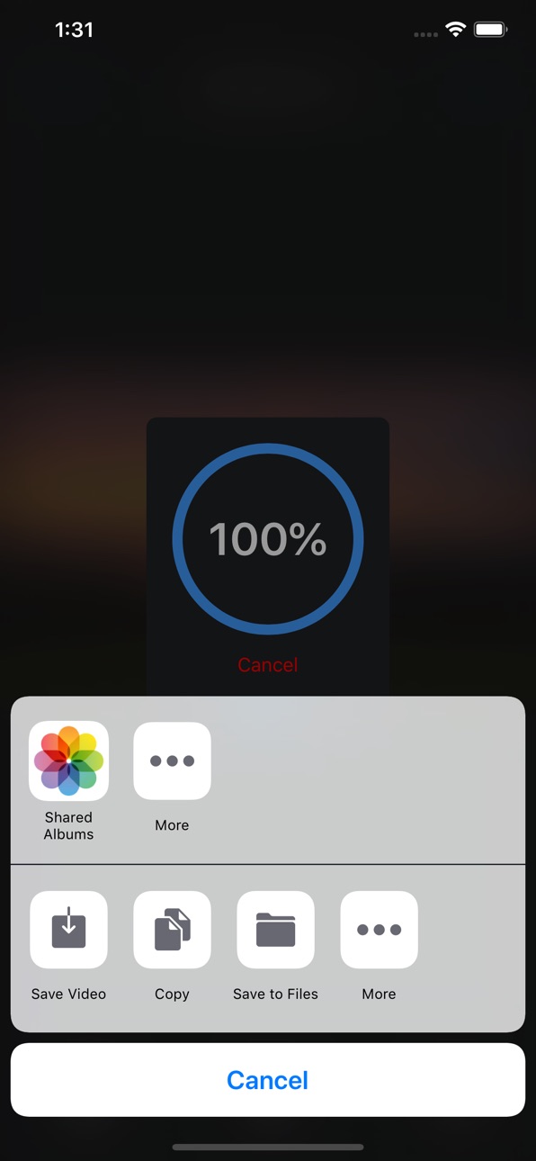 iPhone screenshot