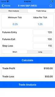 futures calculator iphone screenshot 3