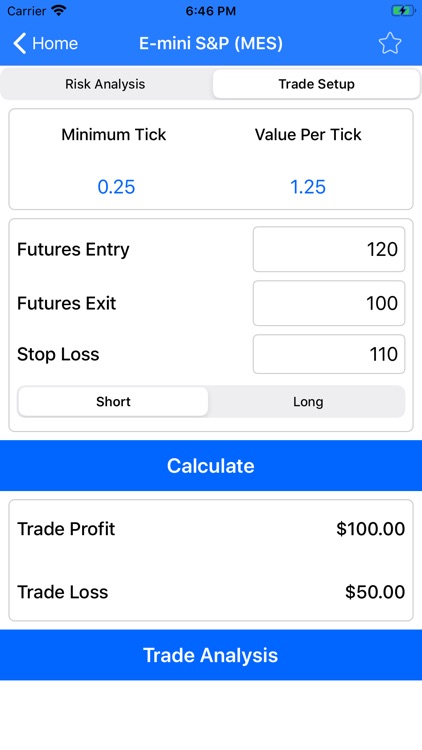 Futures Calculator