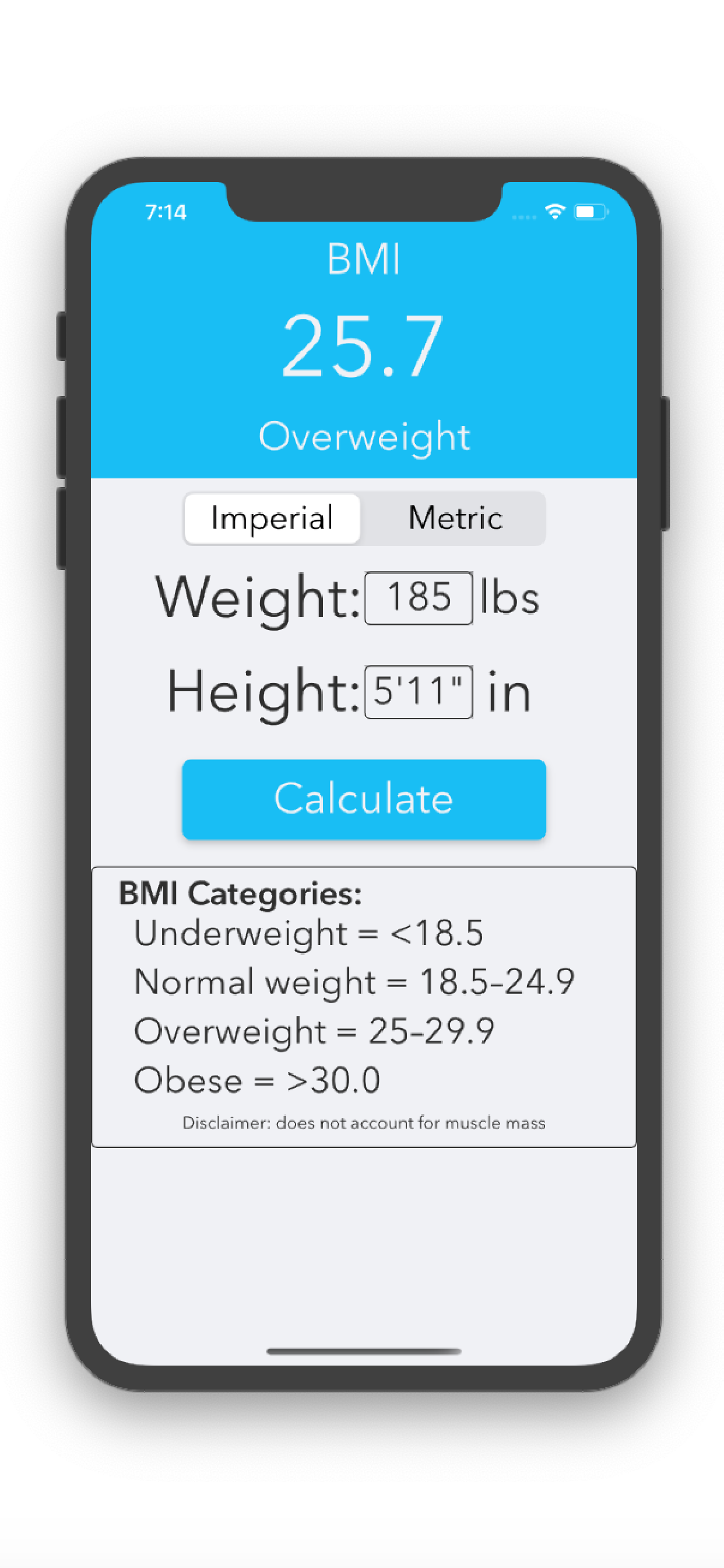 BMI Calculator - Fast & Simple