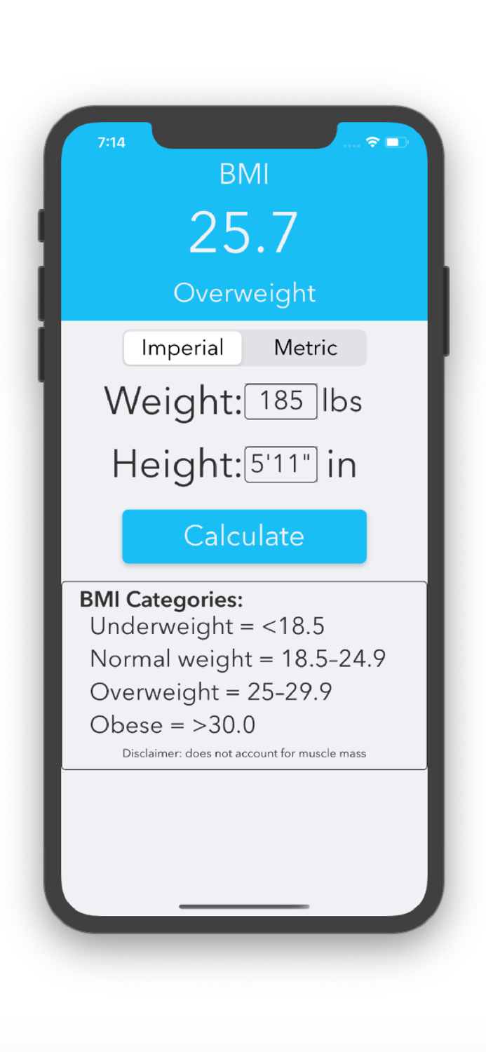 BMI Calculator - Fast and Simple