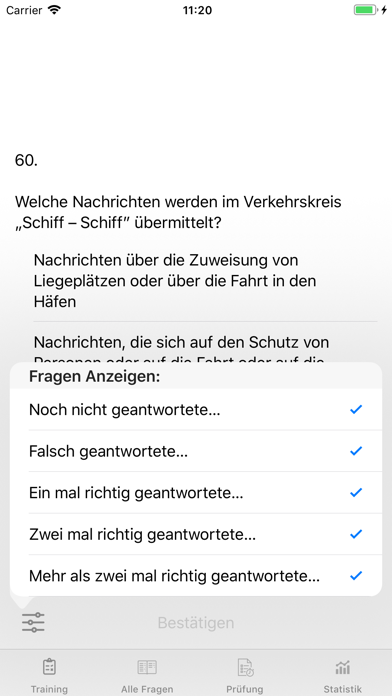 Screenshot #2 pour UBI Funkprüfung Fragenkatalog