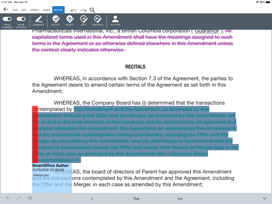 BlackBerry Edit iPad app afbeelding 4