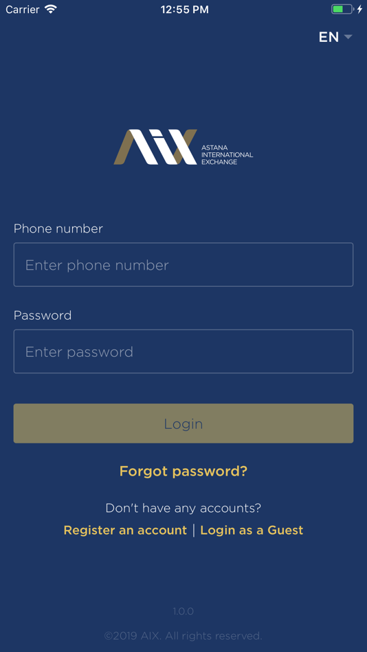 #1. AIX Connect (iOS) 由: Astana International Exchange
