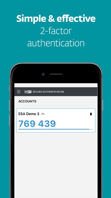 ESET Secure Authentication Screenshot