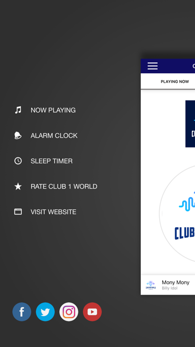 Club 1 World iPhone screenshot 3 - Music app