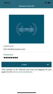 footprint workflow management iphone screenshot 1
