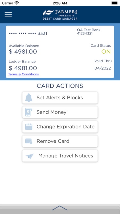 MyFarmers Debit Card Manager screenshot-3