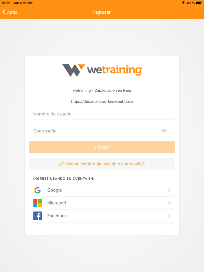 wetraining