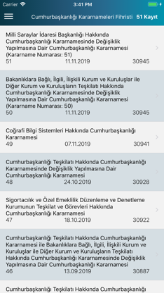 T.C. Mevzuat Bilgi Sistemi screenshot 6