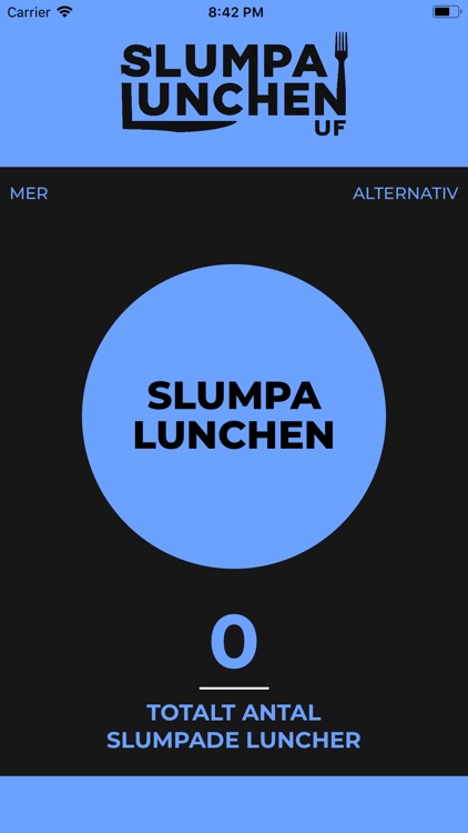 Slumpa Lunchen