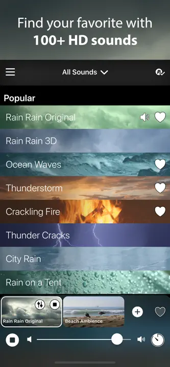 Rain Rain Sleep Sounds: Screenshot 1 von 7
