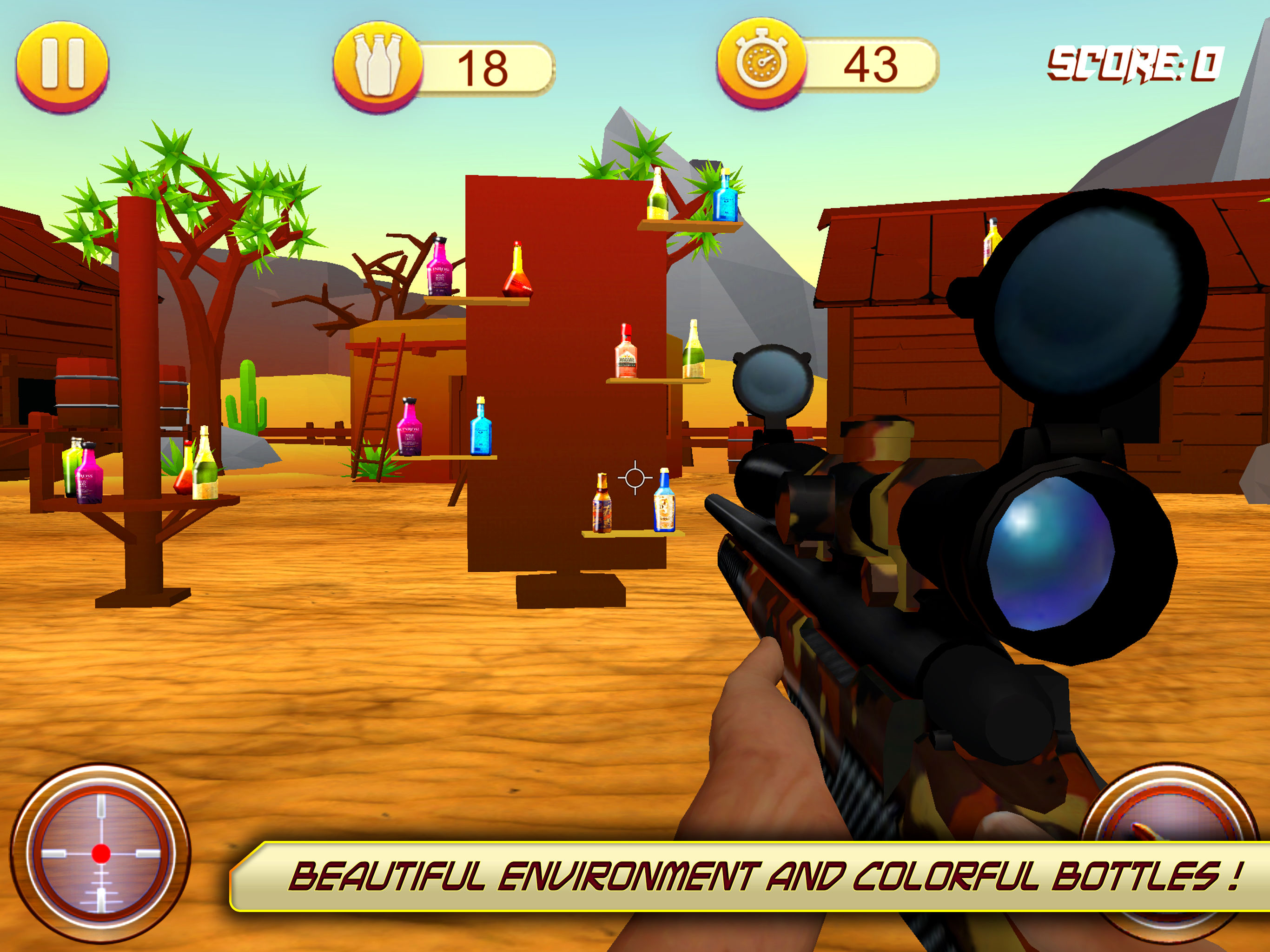 Bottle Shooting Range Games screenshot 9