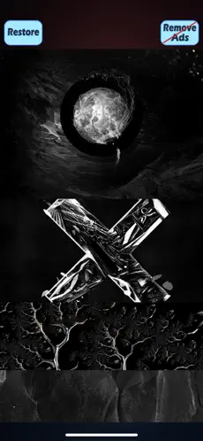 Captura de Pantalla 1 Negro HD Personalizado Fondos iphone