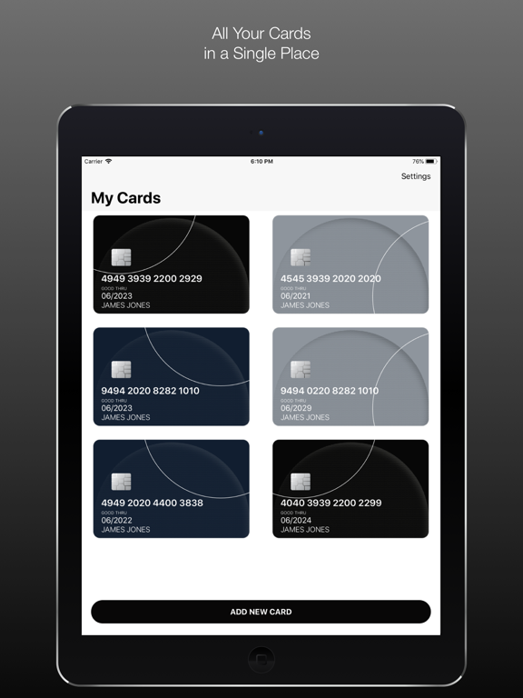 Screenshot #4 pour Card Vault - Your Card Wallet