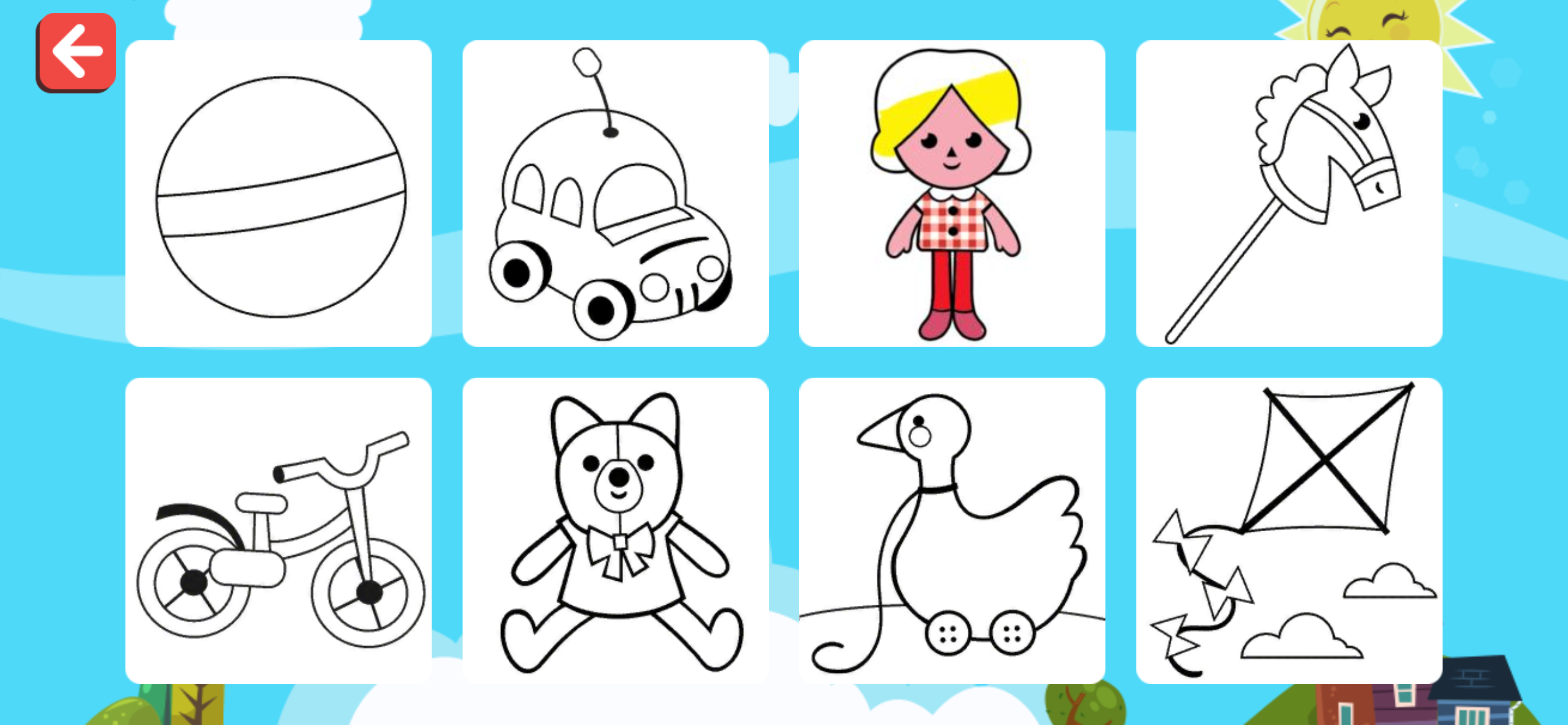 Finger Paint Colorbook Game