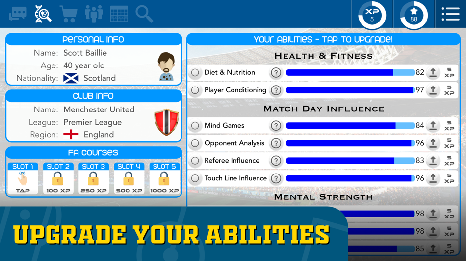 #2. Superstar Football Manager (iOS) โดย: Lazy Boy Developments