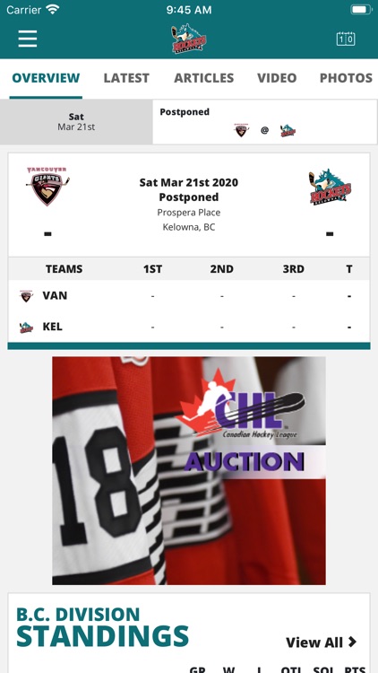 CHL: Official App