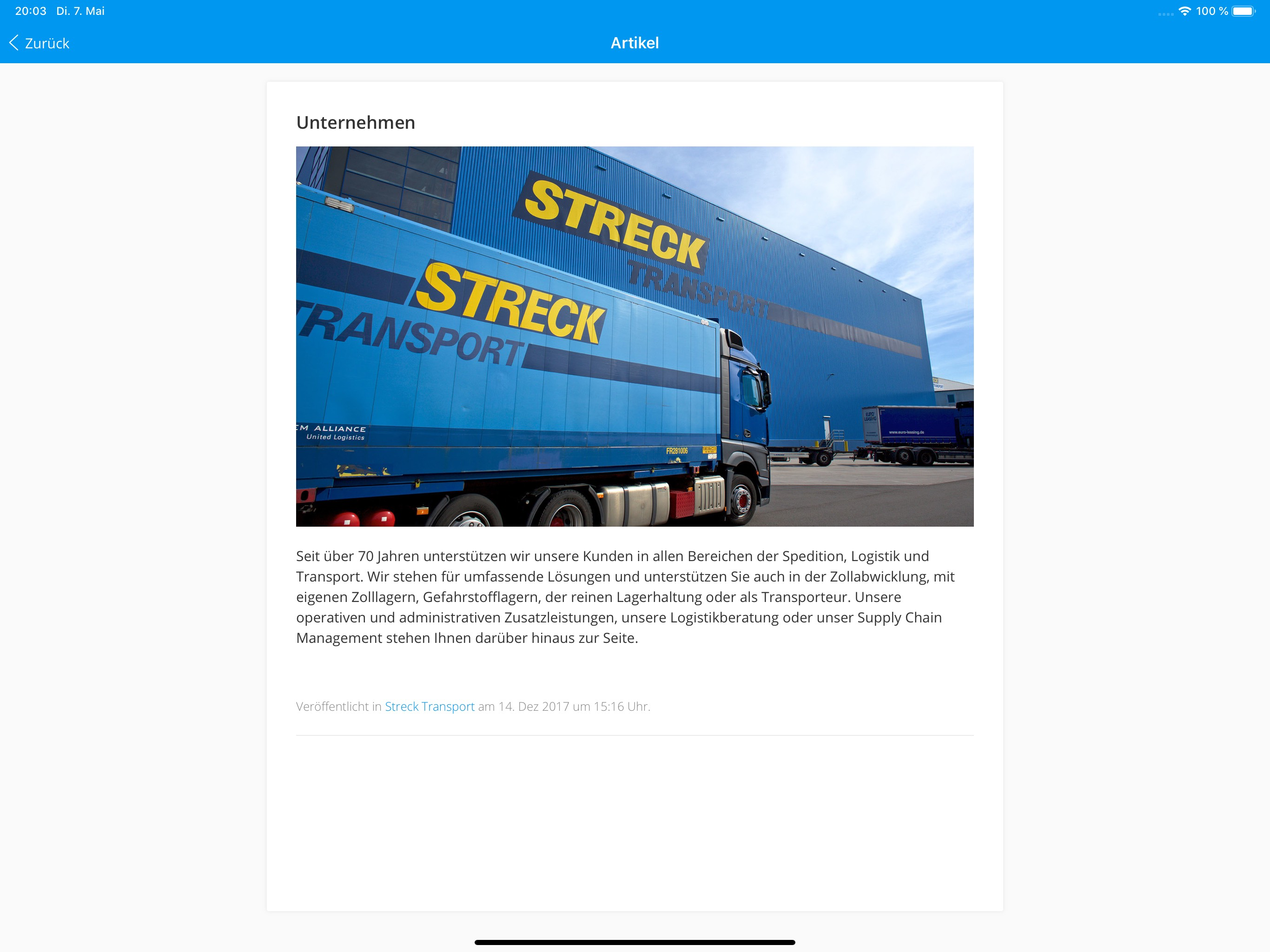 Streck Transport screenshot 6