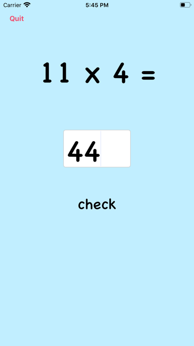 Screenshot #2 pour E's Times Tables