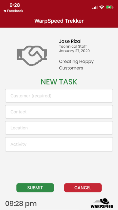 WarpSpeed Trekker app screenshot 3