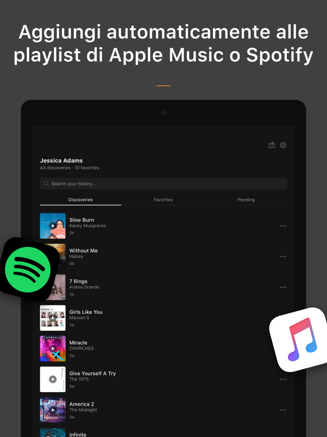 ‎SoundHound - Ricerca musicale Screenshot