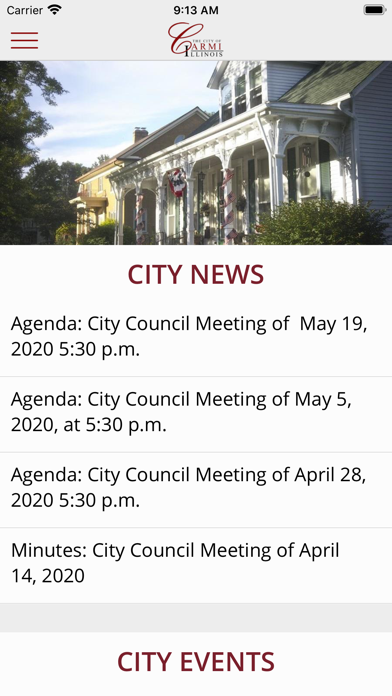 Screenshot #1 pour City of Carmi Illinois