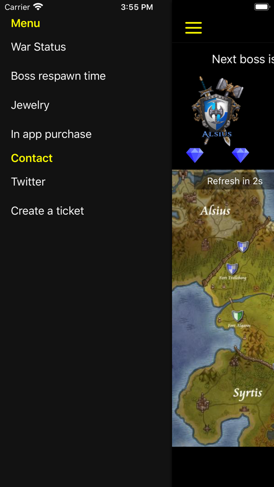 #5. War Status for Regnum (iOS) Podle: Heitz Bruno