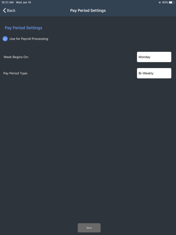 TimePilot Extreme Blue II iPad screenshot 7 - Business app
