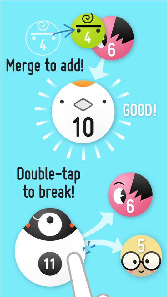 #4. SUM! for Family - Cute Math! (iOS) 由: Enfani Inc.