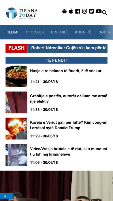 Screenshot #1 pour Tirana Today