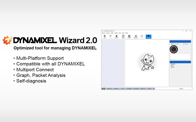 Screenshot #1 pour DYNAMIXEL Wizard 2.0