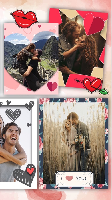 How to cancel & delete Love frames for pictures - Create postcards with romantic love pictures from iphone & ipad 3