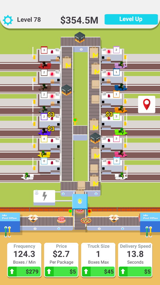 #2. Post Office: Idle Game (iOS) Podle: Murat Kul
