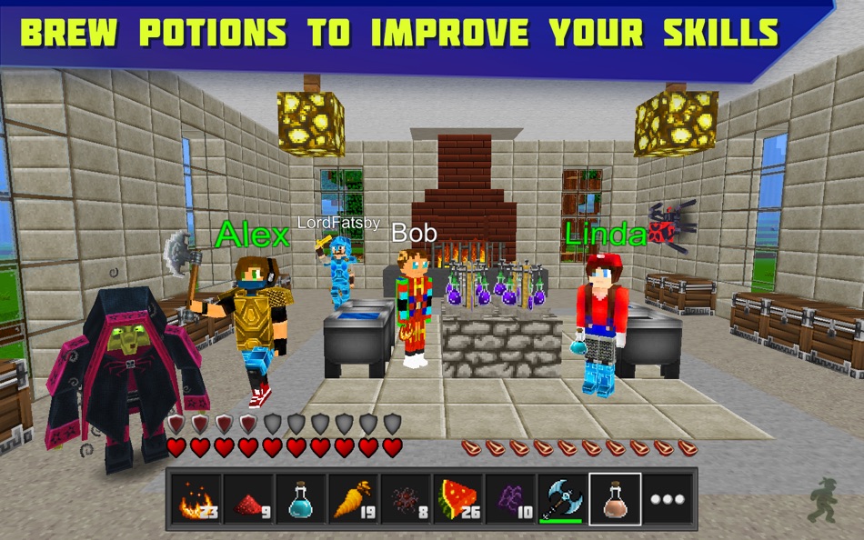 #5. Planet of Cubes Survival Craft (macOS) Av: SolverLabs
