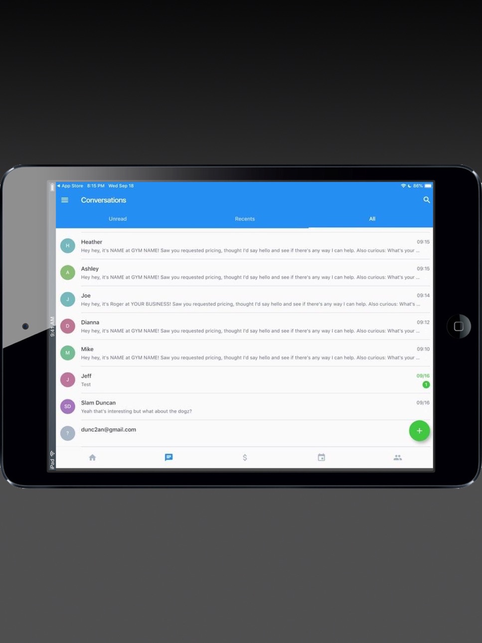 iPad screenshot