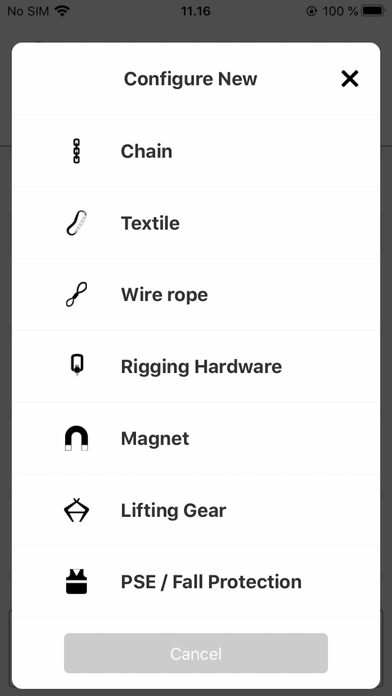 Konecranes Slings&Accessories Screenshot