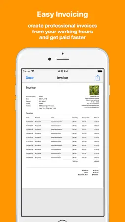 TimeTrack Project Time Tracker screenshot 4