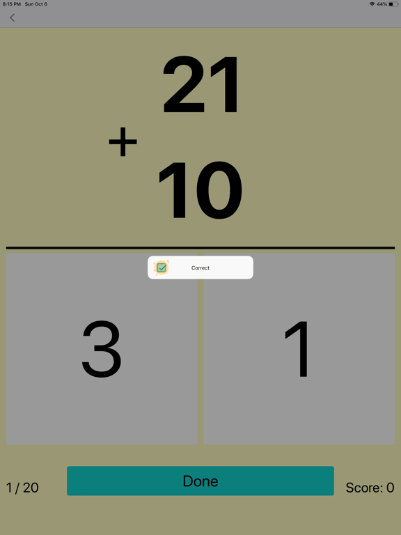 Number writing math 2nd grade iPad screenshot 4 - Education app