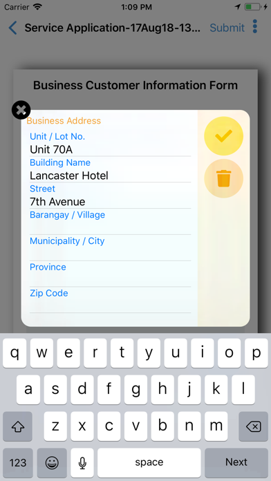 How to cancel & delete PowerForm from iphone & ipad 4