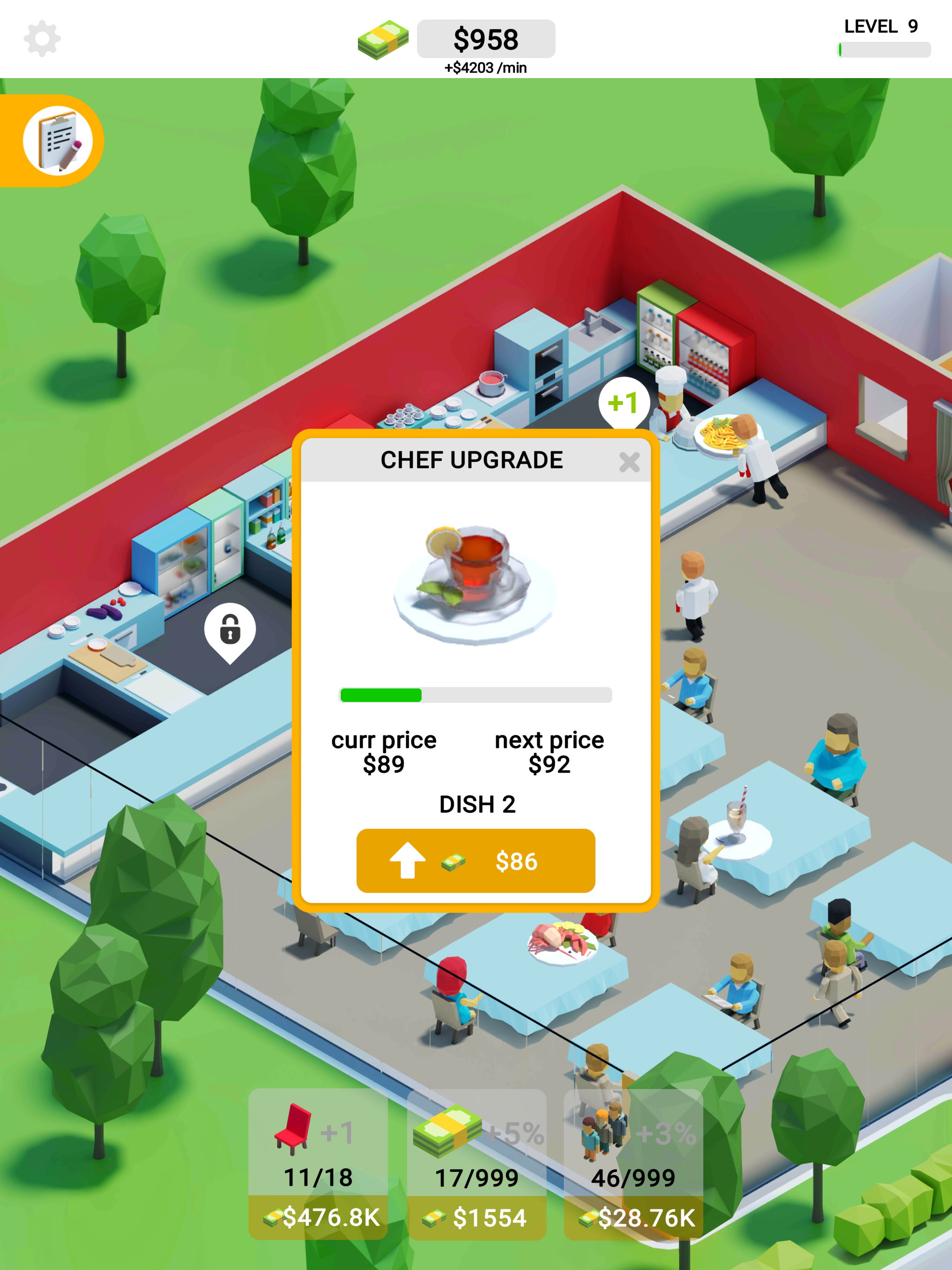 Idle Restaurants screenshot 9