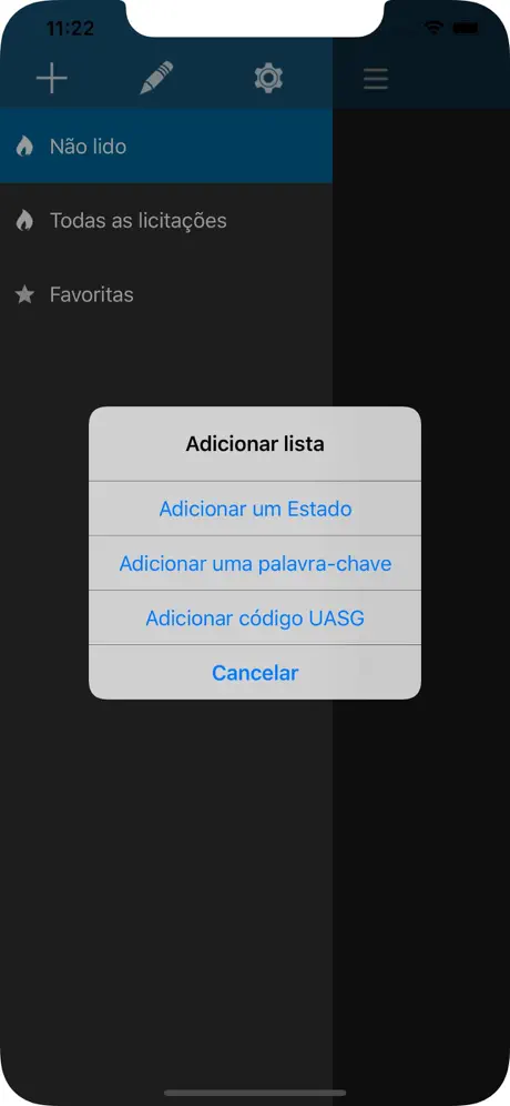 Alerta Licitação