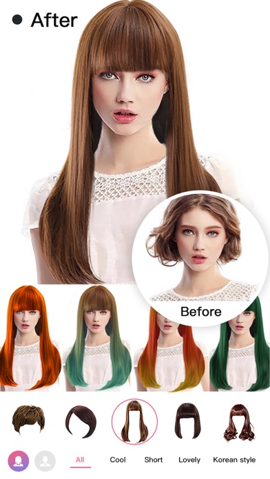 HairStyle Try On & Hair Cut Screenshot