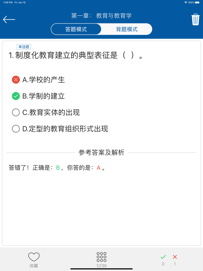 教育学同步题库及知识要点专题