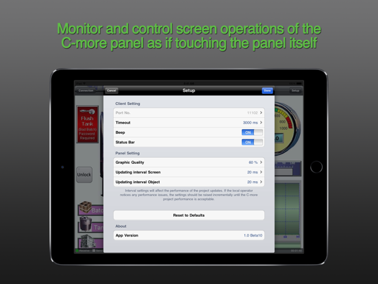 Remote HMI iPad screenshot 4 - Productivity app