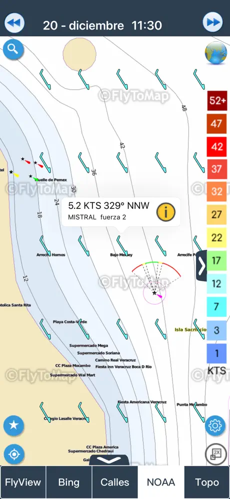 Pronóstico del viento